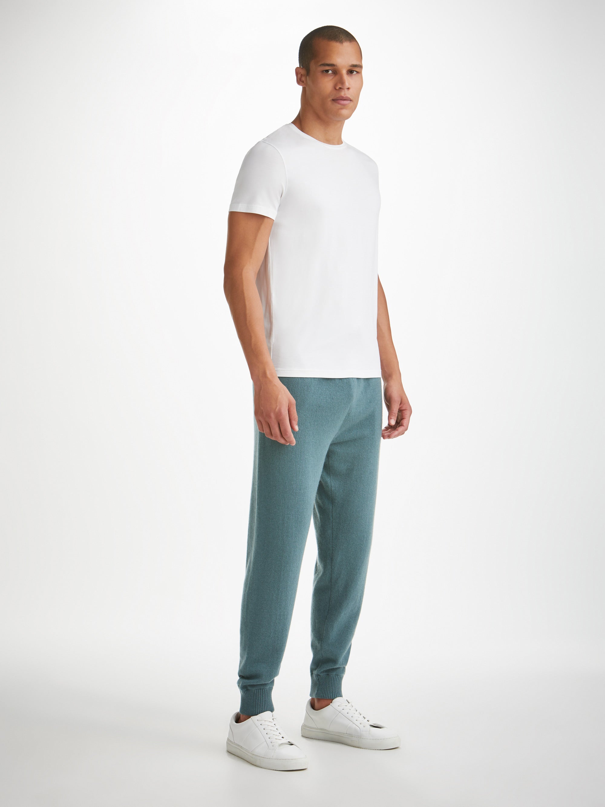 David Archy Cotton Men's Plain Moisture Wicking Sleepwear Pants Breathable  Soft Lounge Pants
